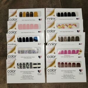 10packs BUNDLE ColorStreet NAIL SETS